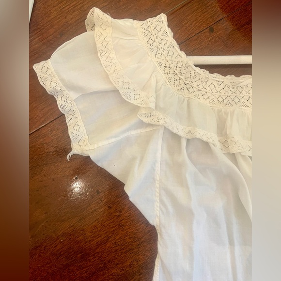 Vintage handmade peasant blouse, size 4-6 - Picture 6 of 7